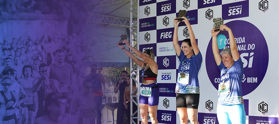 Colaboradora conquista pódio na Corrida Nacional do SESI