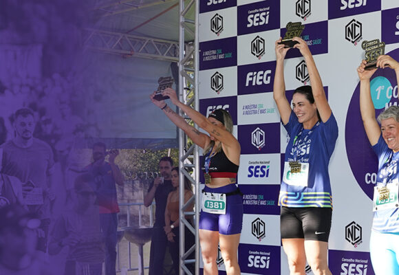 Colaboradora conquista pódio na Corrida Nacional do SESI